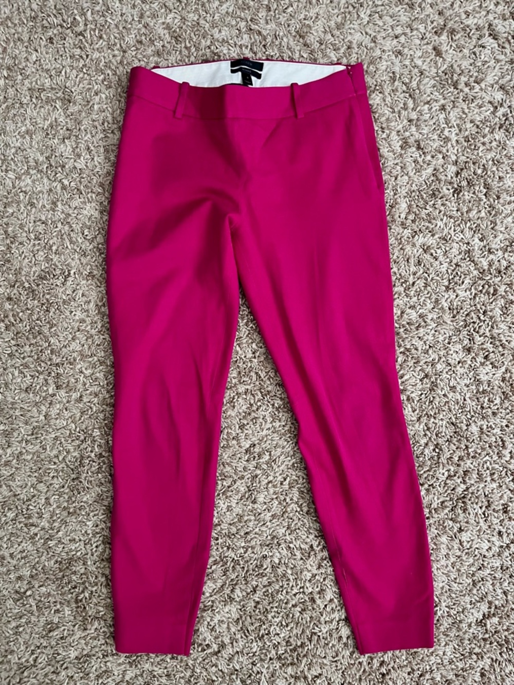 J. Crew Magenta Skinny Pants